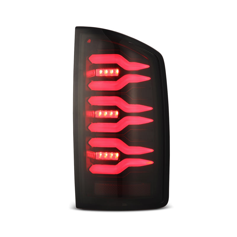AlphaRex 02-06 Dodge Ram1500 + 03-06 Dodge Ram2500/3500 Luxx-Series LED Tail Lights (Pair) Black/Red 641030