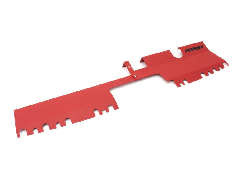 Perrin 15-21 WRX/STI Radiator Shroud | With OEM Intake Scoop - Red