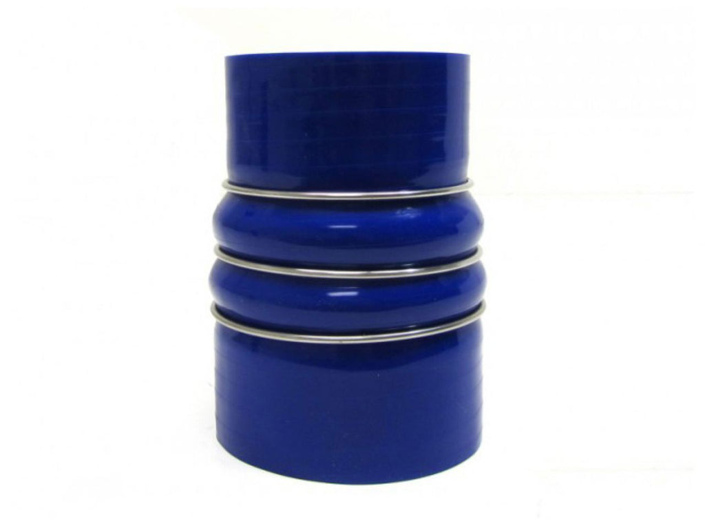 HPS 2-3/4" - 3-1/2" ID, 6" Length, Silicone Charge Air Cooler CAC Hose Double Hump Reducer Coupler Bellow Cold Side, High Temp 4-ply Reinforced, 70mm - 89mm ID