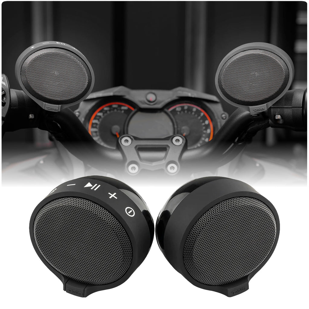 Amplified Handlebar Mounted Bluetooth Speaker System for Can-Am Ryker & Spyder Motorcycles