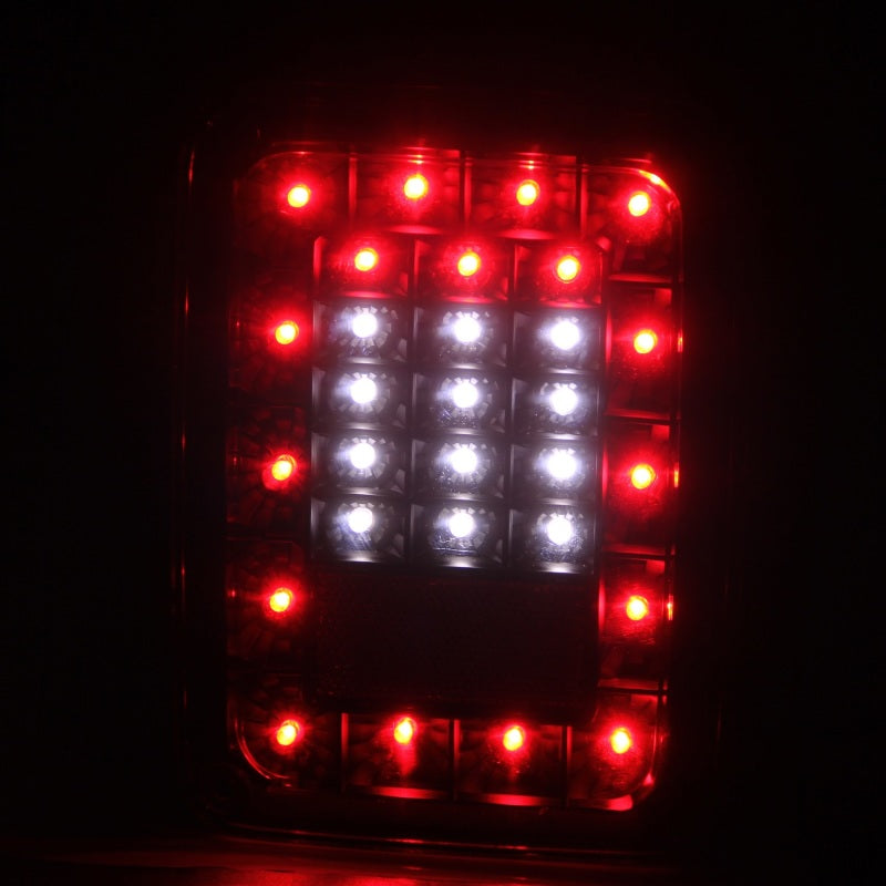 Anzo 2007-2015 Jeep Wrangler LED Taillights Smoke