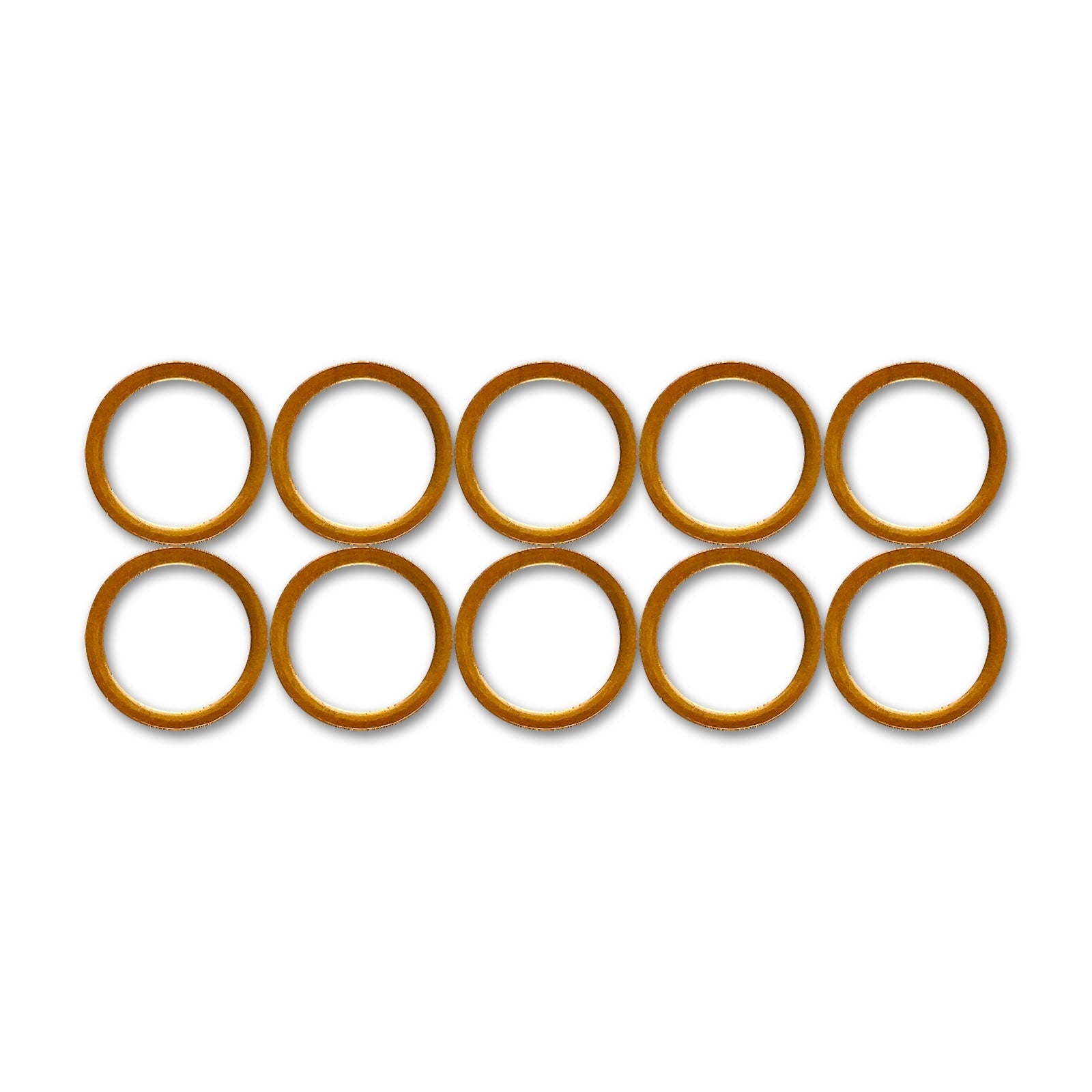 14mm / M14 Copper Crush Washers (10 Pack)