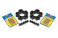 BMR Suspension BMR 14-17 Chevrolet SS Wheel Spacer Kit Front 1.25in Wide 1/2-20 Stud Shank Lugs - Black Anodized WSK350