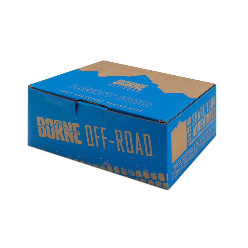 Borne Off-Road 21+ Bronco Light Pods 4pc Ditch 3x3 Spot BNLT-BR-21-DT4S