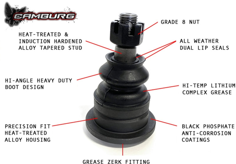 Camburg Toyota Tacoma Pre/4WD 05-23 Performance X-Joint Upper Arms CAM-310078