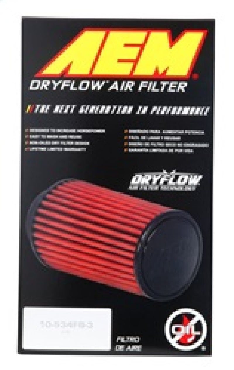 AEM Induction AEM 3 inch x 9 inch DryFlow Air Filter 21-2039DK