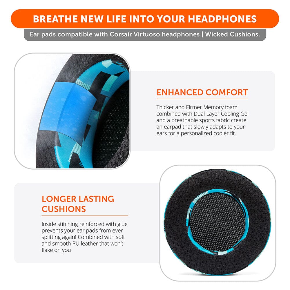 Corsair Virtuoso Earpads - WC FreeZe Cooling Gel