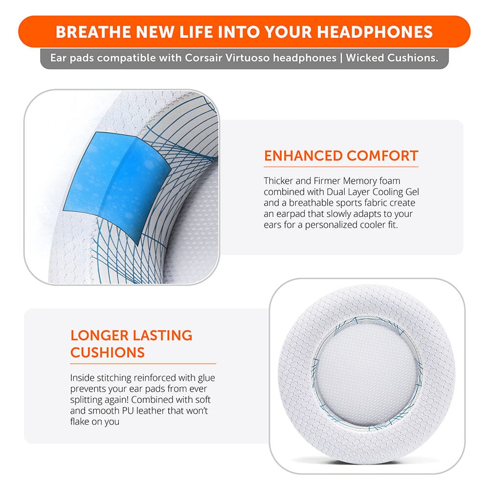 Corsair Virtuoso Earpads - WC FreeZe Cooling Gel