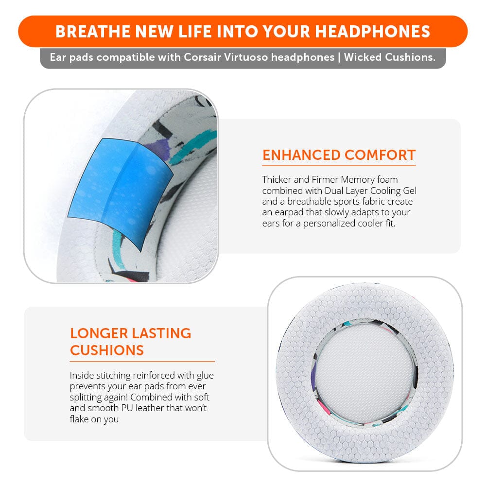 Corsair Virtuoso Earpads - WC FreeZe Cooling Gel