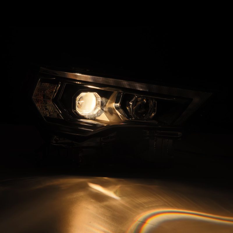 AlphaRex 14-22 Toyota 4Runner PRO-Series Projector Headlights Black w/Seq. Sig. + DRL 880814