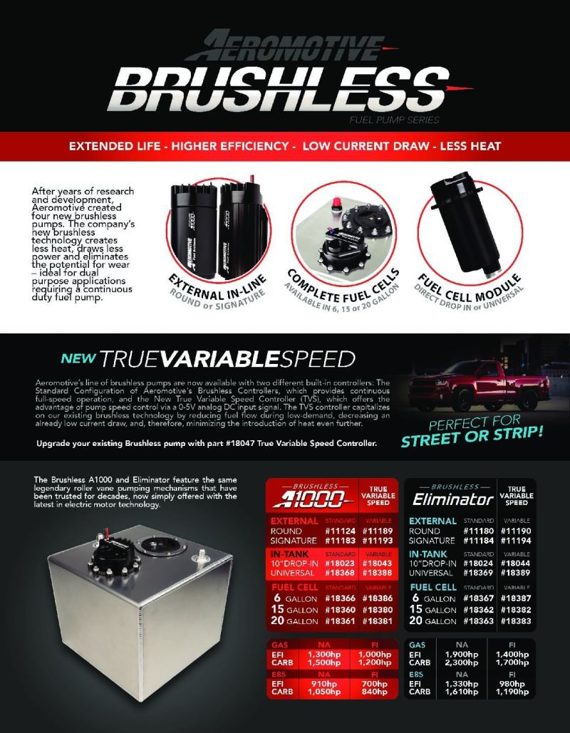 Aeromotive Brushless A1000 Signature Pump