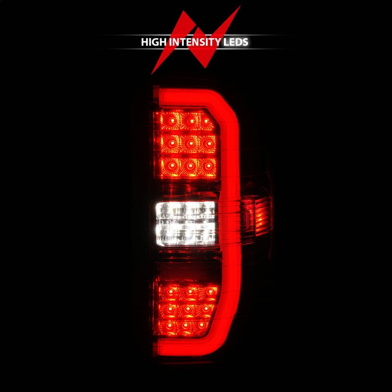 ANZO 14-18 GMC Sierra 1500 LED Taillights Red/Clear 311466
