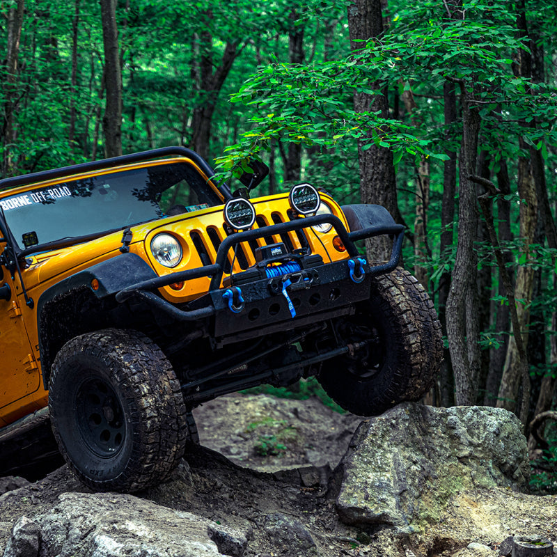 Borne Off-Road 10K Winch - Blue Synthetic Rope BNWN-10-SBL