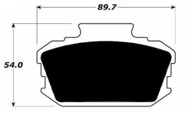 Porterfield Brake Pads for 1969 NISSAN 510