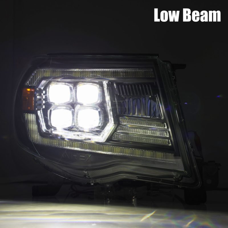 AlphaRex 05-11 Toyota Tacoma NOVA LED Projector Headlights Plank Style Chrome w/Activation Light/DRL 880743