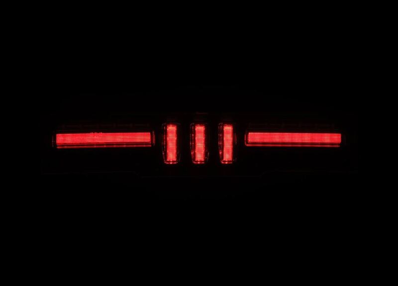 AlphaRex 21-24 Toyota GR86 / 21-24 Subaru BRZ NOVA-Series Prismatic LED Fourth Brake Light Blk Smoke 220050