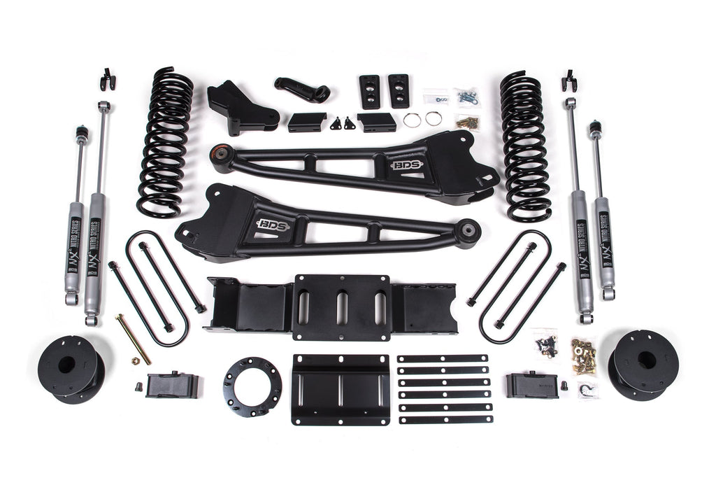 4 Inch Lift Kit w/ Radius Arm | Ram 3500 w/ Rear Air Ride (19-24) 4WD | Gas