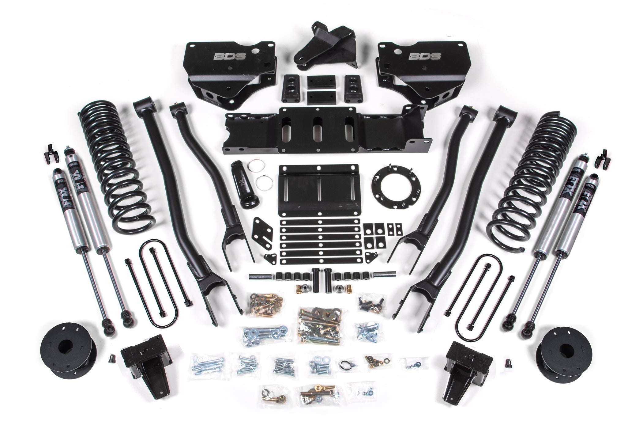 5.5 Inch Lift Kit w/ 4-Link | Ram 3500 w/ Rear Air Ride (19-24) 4WD | Gas