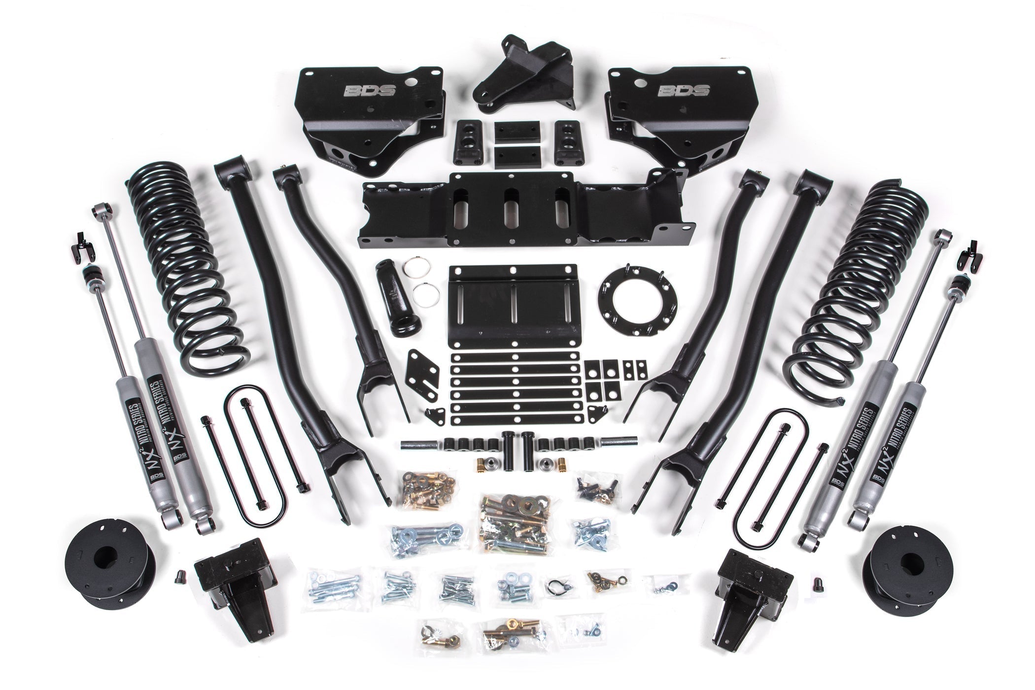5.5 Inch Lift Kit w/ 4-Link | Ram 3500 w/ Rear Air Ride (19-24) 4WD | Gas