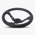 The Daytona | Black Leather | Black Spoke | Black Stitch