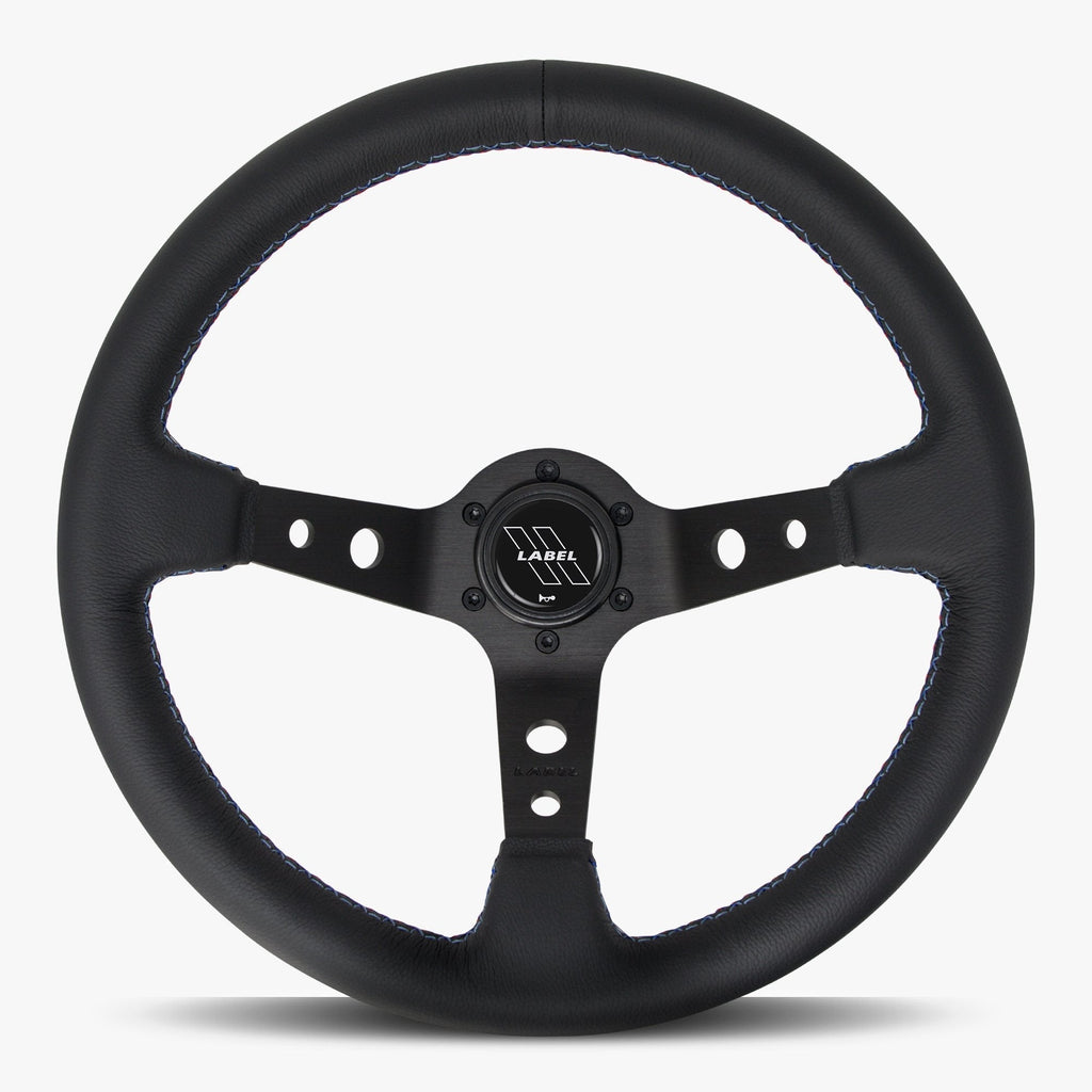The Daytona | Black Leather | Black Spoke | Bavarian Stitch