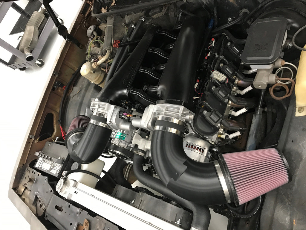 Sniper EFI Fabricated Intake Manifold Dual Plenum 102mm GM LS1/2/6, and Fuel Rail Kit - Silver