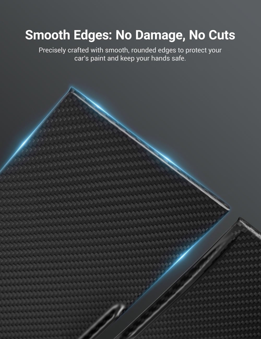 Dry Carbon Fiber Center Console Cover For Model Y Juniper / Model 3 Highland