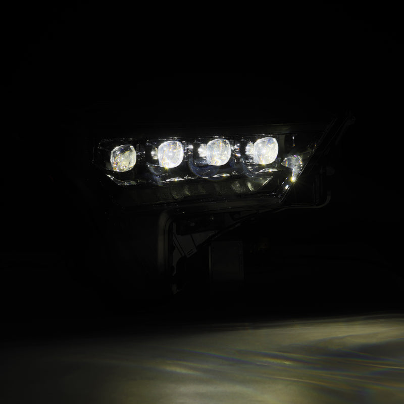 AlphaRex 22-23 Toyota Tundra NOVA-Series Headlights Alpha-Blk w/White DRL - Req 810029 OR 810030 880861
