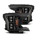 AlphaRex 18-20 Ford F-150 NOVA LED Proj Headlight Alpha Blk (14th Gen G2 Style) 880249