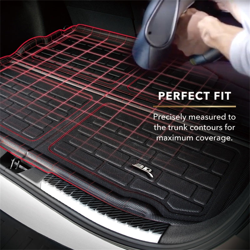 3D MAXpider 19-24 Jaguar I-Pace Kagu Black Cross Fold Cargo Liner M1JG0141309