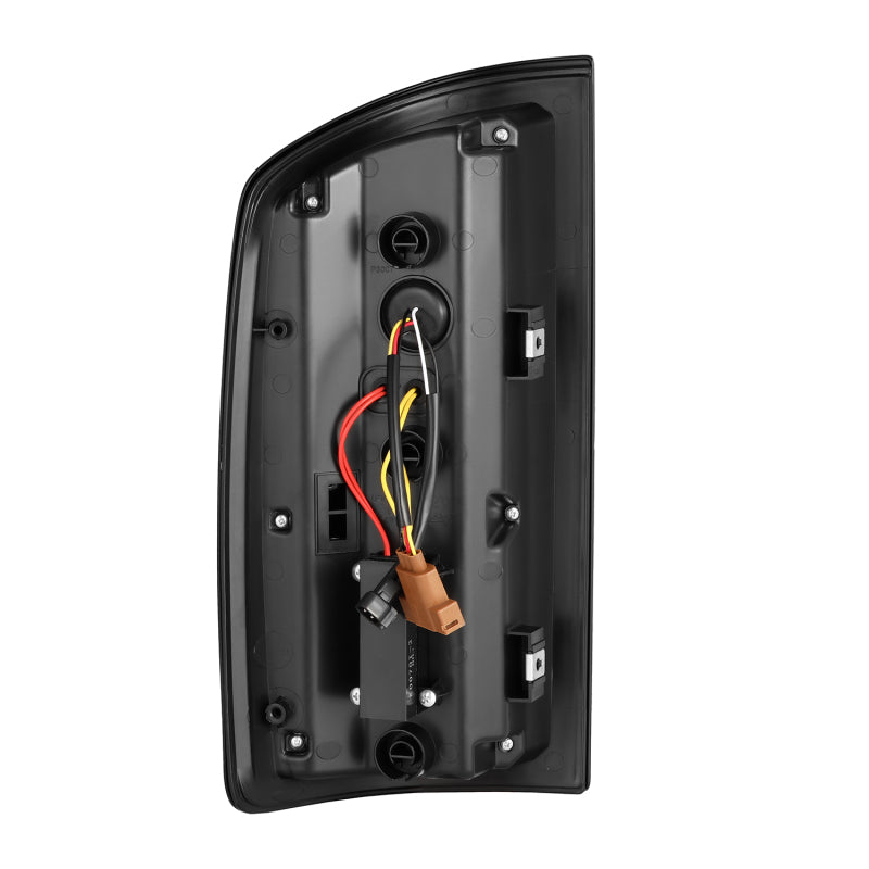 AlphaRex 07-08 Dodge Ram 1500/07-09 Dodge Ram 2500+3500 Luxx-Series LED Tail Lights (Pair) Black 641040