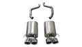 Corsa Performance 09-13 Chevrolet Corvette (C6) 6.2L Polished Xtreme Axle-Back Exhaust