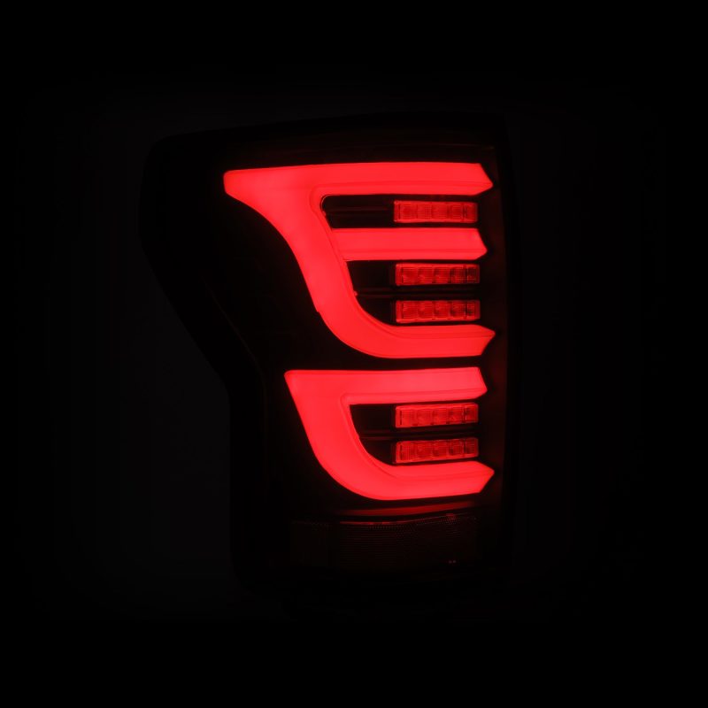 AlphaRex 07-13 Toyota Tundra LUXX-Series LED Tail Lights Black 670030