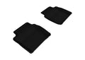 3D MAXpider 2008-2012 Chevrolet Malibu Kagu 2nd Row Floormats - Black L1CH04821509