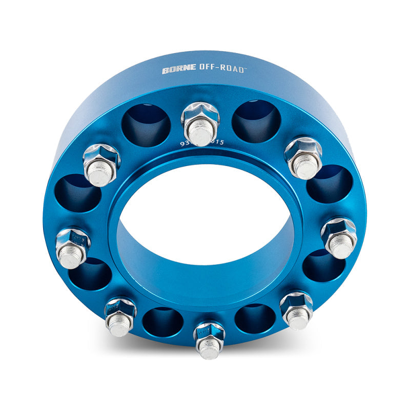Borne Off-Road Wheel Spacers 8X165.1 121.3 50 M14 Blu BNWS-006-500BL