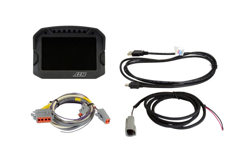 AEM CD-5G Carbon Digital Dash Display w/ Interal 10Hz GPS & Antenna 30-5602