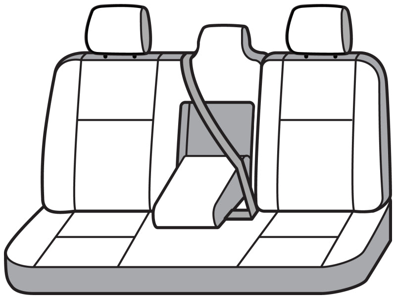 Covercraft 2024+ Toyota Corolla Cross Polycotton SeatSaver 2nd Row Seat Covers - Grey SS7591PCGY
