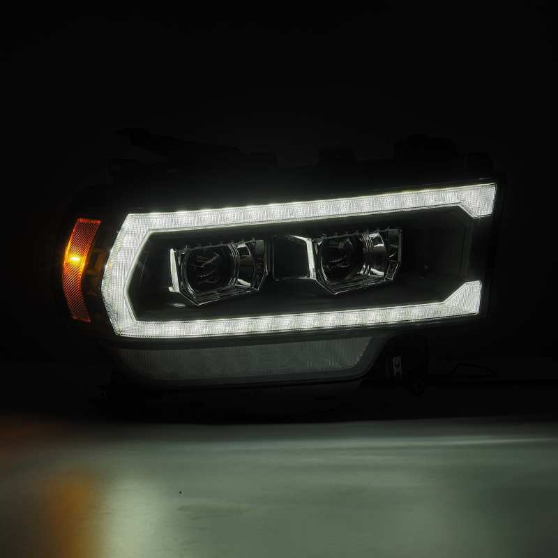 AlphaRex 19-21 Ram 2500 PRO-Series Projector Headlights Plank Style Black w/Activation Light 880547