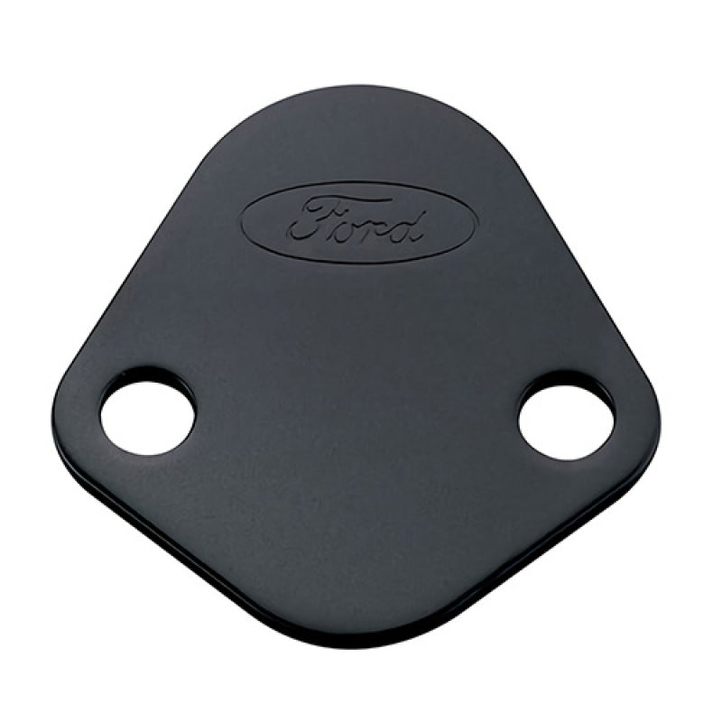 Ford Fuel Pump Block-Off Plate Black w/Ford Logo FRD302-291