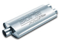 Borla Pro-XS 3in, 2-1/2in, 19in x 9-1/2in x 4in Oval Cen/Dual Turbo XL Muffler 40349