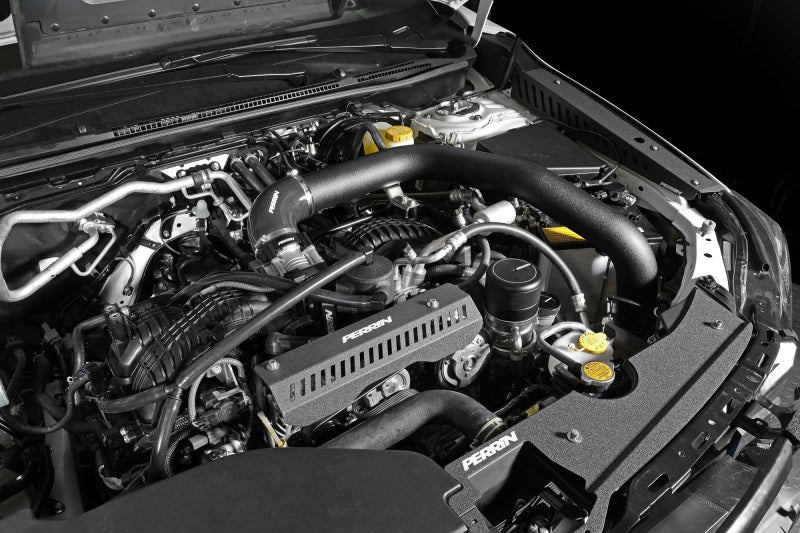 Perrin [22-25 WRX] Front Mount Intercooler Kit | Black Tubes & Silver Core | PSP-ITR-441SL/BK