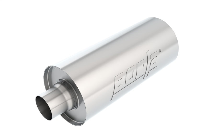 Borla Universal Performance 2.5in Inlet/Outlet Stainless Racing Muffler 400024