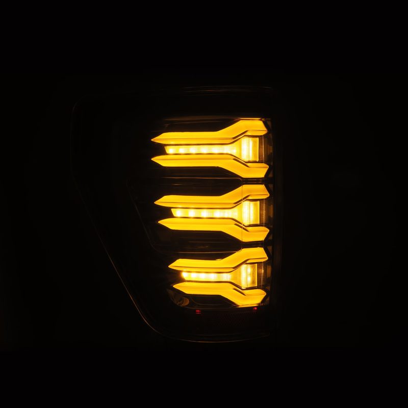 AlphaRex 21-22 Ford F150 LUXX LED Projector Tail Lights - Alpha-Black 653010