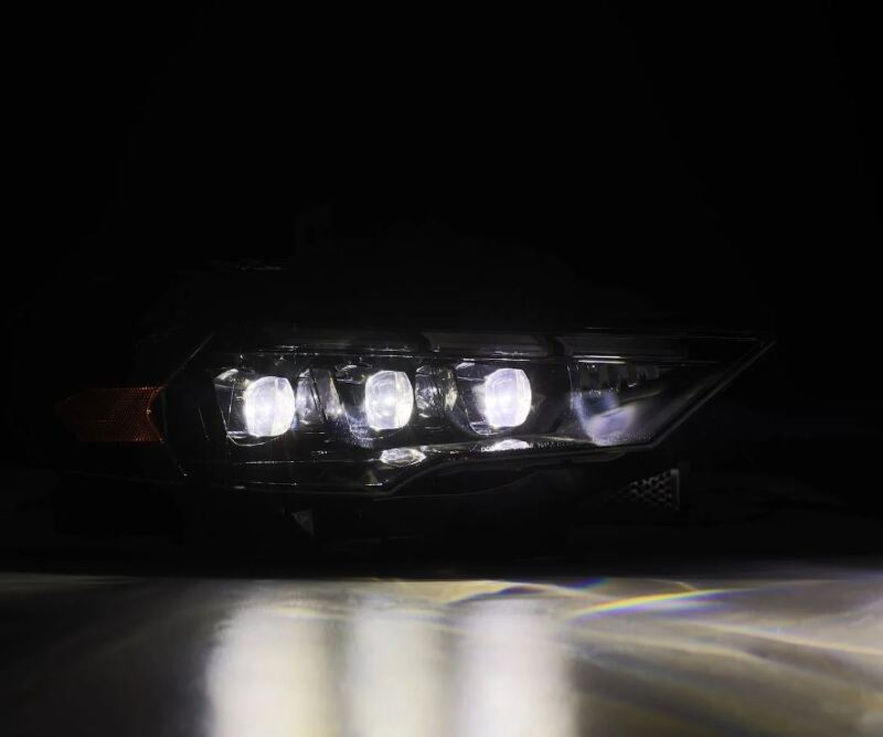 AlphaRex 18-20 Ford Mustang NOVA LED Proj Headlights Alpha-Black w/Activ Light/Seq Signal/Switch DRL 880263