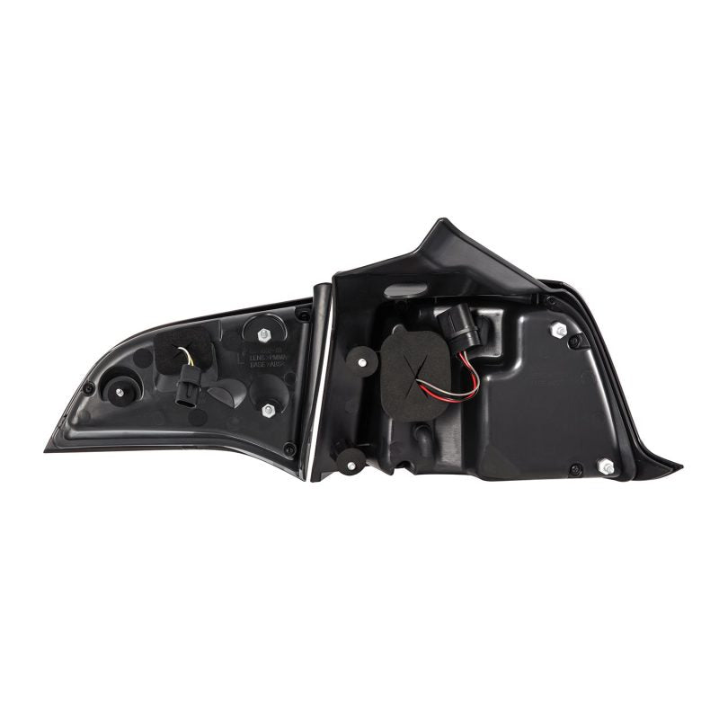 AlphaRex 17-22 Tesla Model 3 PRO-Series LED Tail Lights Jet Black w/Seq Sig 601010