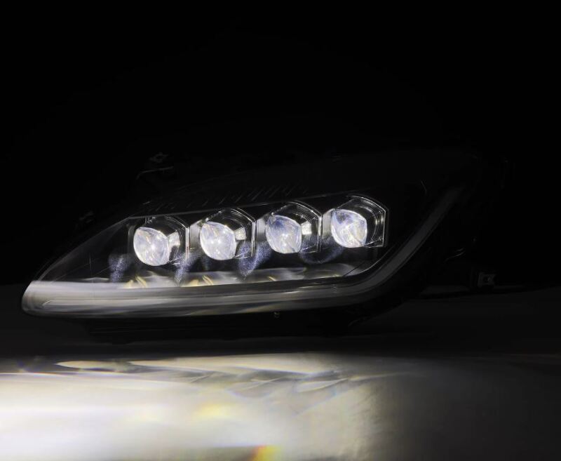 AlphaRex 99-09 Honda S2000 NOVA-Series Projector LED Headlights - Black 880273