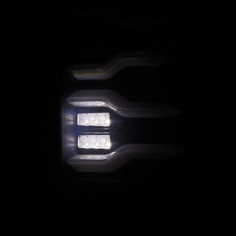 AlphaRex 09-18 Dodge Ram Luxx-Series LED Tail Lights Alpha-Black w/ Activation Light & Seq. Signal 640003