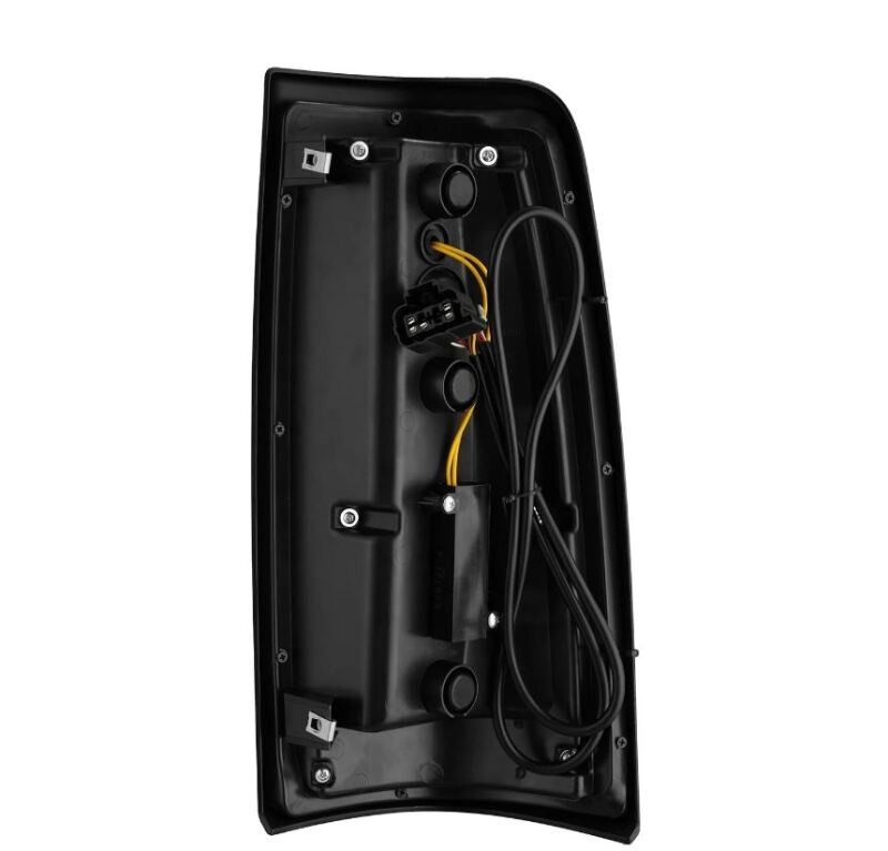 AlphaRex 99-06 Chevrolet Silverado Sierra LUXX-Series LED Tail Lights Alpha-Black 620005