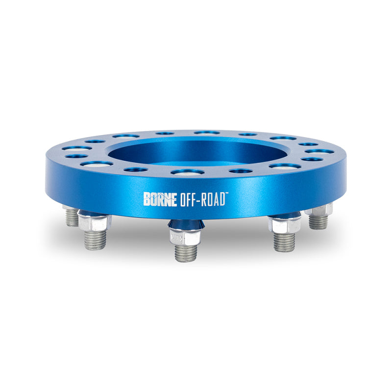 Borne Off-Road Wheel Spacers 8x180 124.1 32 M14 Blue BNWS-009-320BL