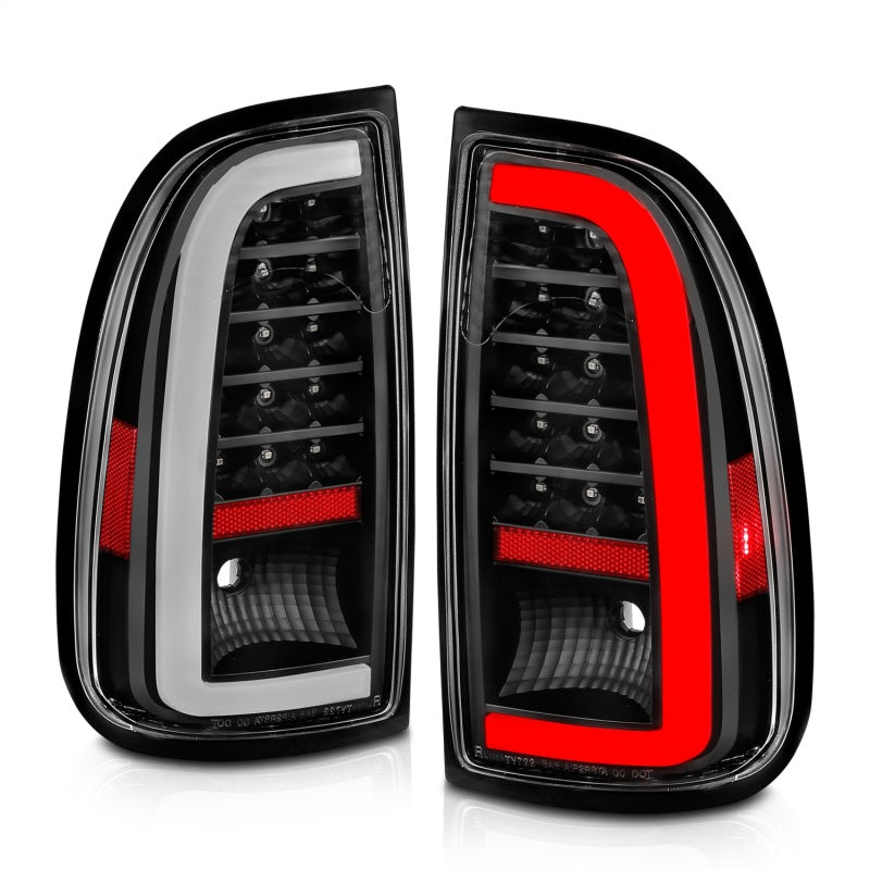 ANZO 00-06 Toyota Tundra LED Taillights w/ Light Bar Black Housing Clear Lens 311411
